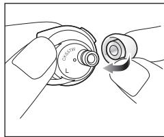 AUDIO TECHNICA ATH-CKSSTWBK - Remplacement des embouts - 1
