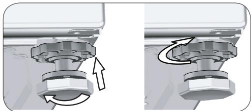 BEKO HTE7614YBST - Réglage des pieds - 2