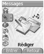 SAGEM myX-5.2 - Rédiger un SMS - 1