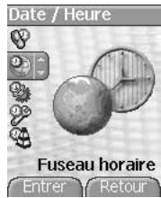 SAGEM myX-5.2 - Fuseau hora - 1