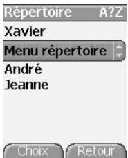SAGEM myX-5.2 - Enregistrement d'un nouveau contact - 2