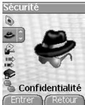 SAGEM myX-5.2 - Confidentialité - 1