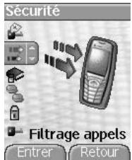 SAGEM myX-5.2 - Filtrage des appels - 1