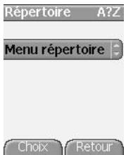SAGEM myX-5.2 - Utilisation du repertoire - 1