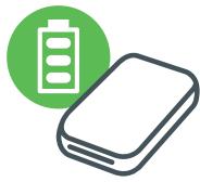 CANON Zoemini - Icône de statut de la batterie (dans l'application) - 3
