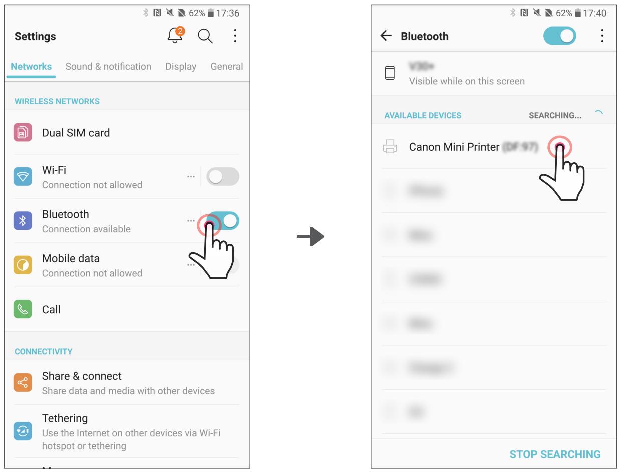 CANON Zoemini - Connection sous Android - 1