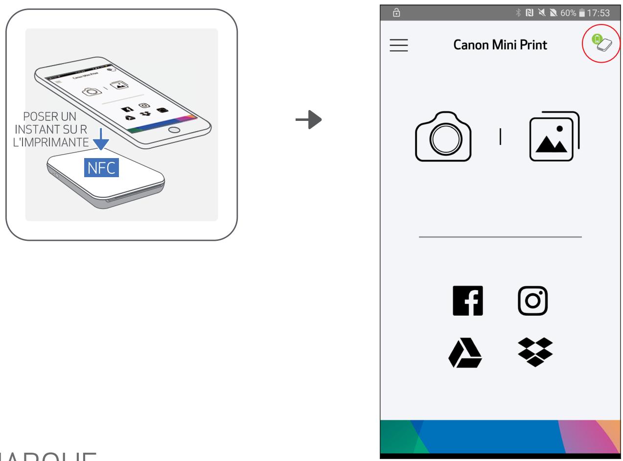 CANON Zoemini - Connection sous Android (technologie NFC) - 1