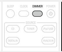 DENON D-M39 SCPW - Sélection de la luminosité de l'affichage - 2