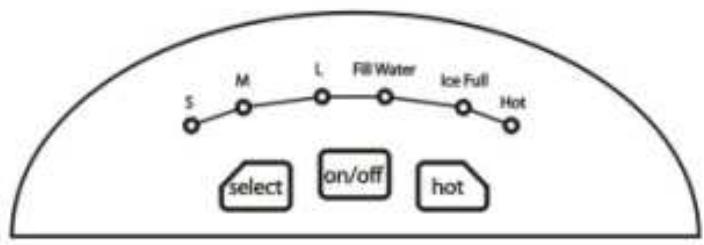 SUNWAVE MAGL-B18 12 GLACONS - PANNEAU DE CONTROL - 1