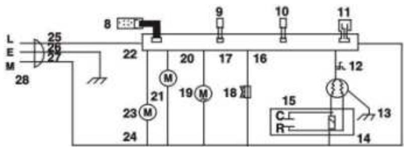 SUNWAVE MAGL-B18 12 GLACONS - SCHEMA DETAILLE DES PIECES - 2