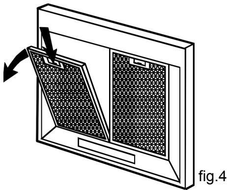 FAURE CHD621W - Pour-retirer les filtres métalliques - 1