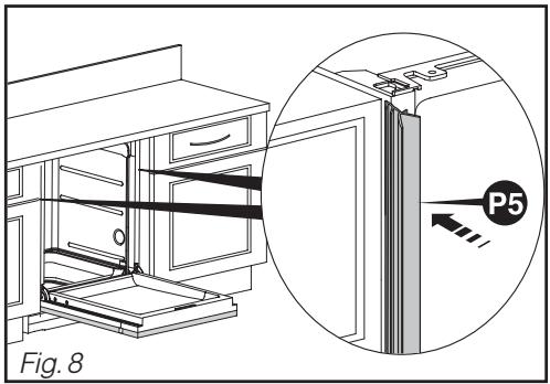 DE DIETRICH DVH 938 JE1 FULL - EQUILIBRAGE DE LA PORTE (DROITE ET GAUCHE) - 2