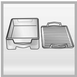 ARISTON DAN 32 V INOX - Abattant PORTE-BOUTEILLES/PORTE-CANETTES\* - 2