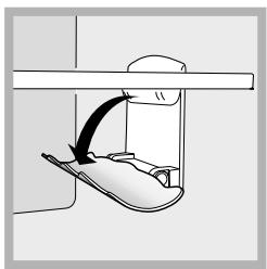 ARISTON DAN 32 V INOX - Abattant PORTE-BOUTEILLES/PORTE-CANETTES\* - 4