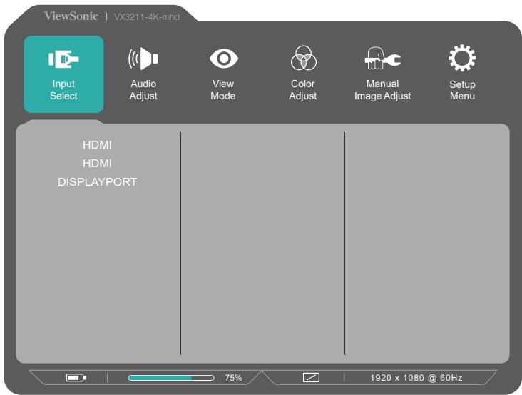 VIEWSONIC VX3211-MH - 4-1. Arborescence du menu OSD - 2