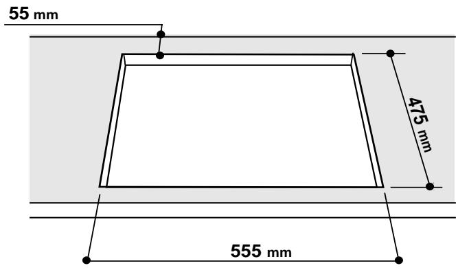 ARISTON PF 604 WH - Installation des tables à encastrer - 2