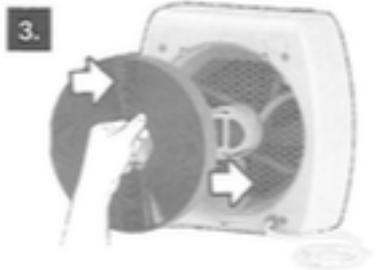 DARTY LIGHTAIRHUMIDIFICATEURCELLFLOW100W - 5- Nettoyer le filtr de CellFlow - 3