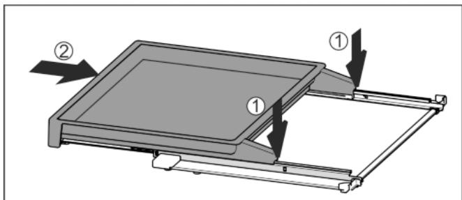 LIEBHERR IRF1784 - Insérer la cordure téléscopique - 1