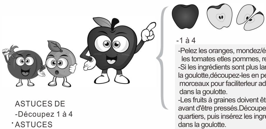 FAGOR FG753 - Fruits et légumes mous (ex: oranges, tomatoes): - 1
