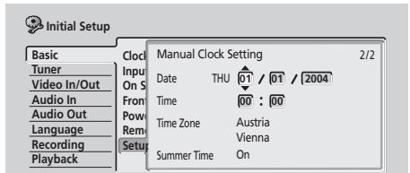 PIONEER DVR720H - Mise en service et réglage général - 13