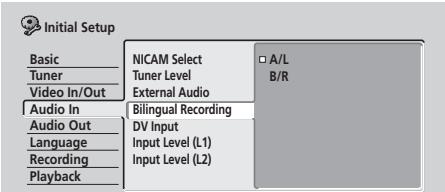 PIONEER DVR720H - Bilingual Recording (Enregistrement d'une émission bilingue) - 1