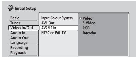 PIONEER DVR720H - AV2/L1 In - 1