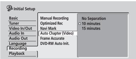 PIONEER DVR720H - Auto Chapter (Video) - 1