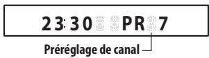 PIONEER DVR720H - Utilisez les touches CHANNEL + / - pour selectionner le canal de television sur lequel est diffusée l'émission à enregistrer. - 1