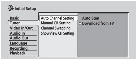 PIONEER DVR720H - Sélectionnez 'Download from TV'. - 1