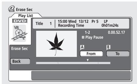 PIONEER DVR720H - Utilisez les touches /  /  / (touches de déplacement du curseur) pour selectionner le titre. - 1