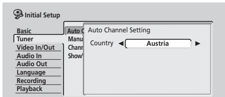PIONEER DVR720H - Réglages du symponiseur (Tuner) - 2