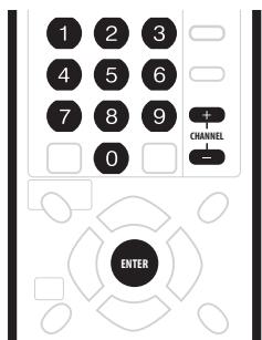 PIONEER DVR720H - Sélection des canaux de télévision - 1