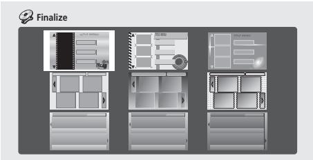PIONEER DVR720H - Sélectionnez 'Finalize' parmi les options de finalisation puis 'Next Screen'. - 1