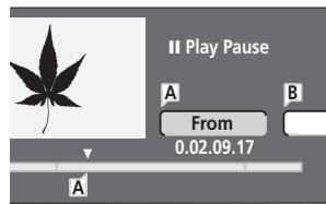 PIONEER DVR720H - Utilisez les commandes de lecture pour localiser le début de la section à effacer puis (tandis que 'From' est mis en valeur) appuyez sur ENTER. - 1