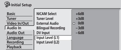 PIONEER DVR720H - Input Level (L1 / L2) - 1