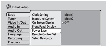 PIONEER DVR720H - Power Save - 1