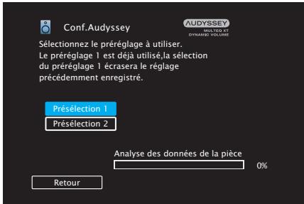 DENON AVR-X1700H - Effectuez le paramétrage de Audyssey Dynamic EQ® et Audyssey Dynamic Volume®. - 5