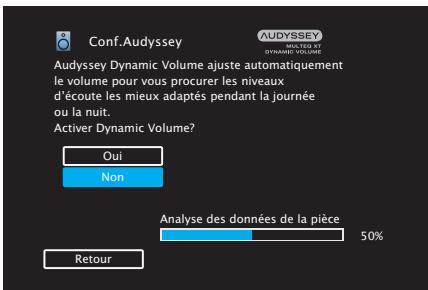 DENON AVR-X1700H - Effectuez le paramétrage de Audyssey Dynamic EQ® et Audyssey Dynamic Volume®. - 2