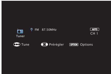 DENON AVR-X1700H - Écoute d'émissions FM - 1