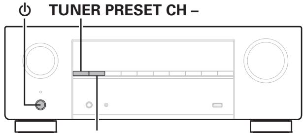 DENON AVR-X1700H - Réinitialisation des réglages d'usine - 1