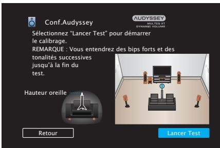 DENON AVR-X1700H - Sélectionnez "Démarrer" et appuyez ensuite sur ENTER. - 2