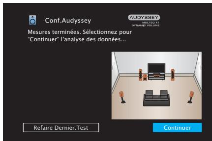 DENON AVR-X1700H - Arrêter "Conf. Audyssey" - 2