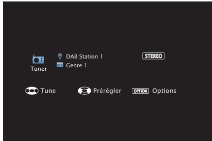 DENON AVR-X1700H - Écoute d'émissions DAB - 1