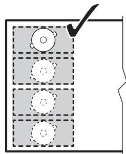 ELECTROLUX EIV64453 - Diamètre et position de l'ustensile de cuisine - 1
