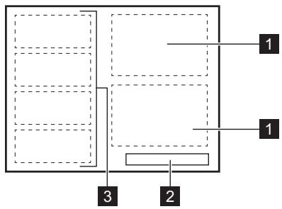 ELECTROLUX EIV64453 - Agencement des zones de cuisson - 1