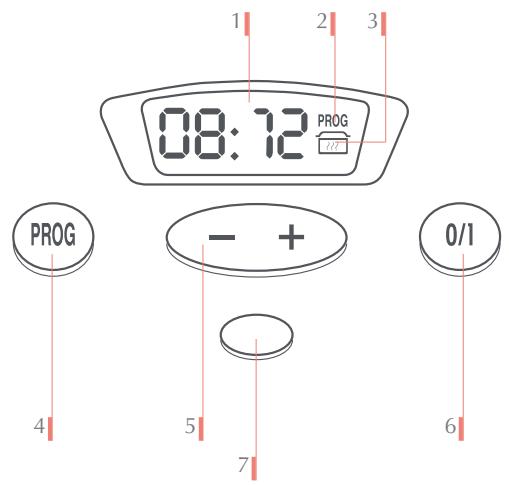 SEB 616101 - Programmateur électronique (selon modèle) - 1