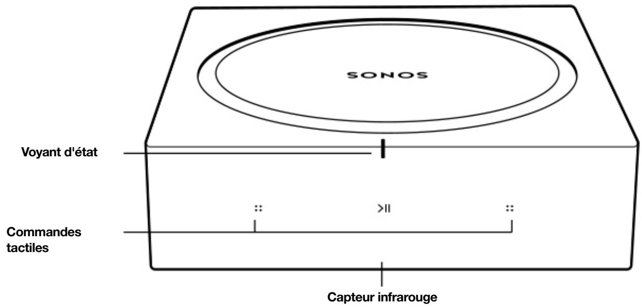 SONOS barre_de_sonvertigo_sub_black - Commandes et témoins lumineux - 1