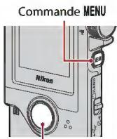 NIKON KeyMission 80 - Appuyez sur le déclencheur ou sur la commande MENU et maintenez-la enfonnée. - 1
