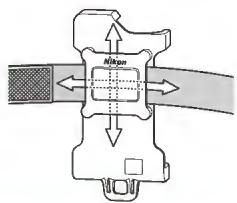 NIKON KeyMission 80 - Fixez solidement le porte-appareil photo sur un sac à dos, ou autre. - 1