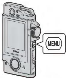 NIKON KeyMission 80 - Appuyez sur la commande MENU (menu). - 1